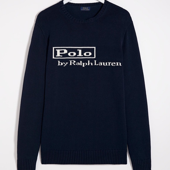 Polo Ralph Lauren Logo Spell Out Sweater - Picture 1 of 2